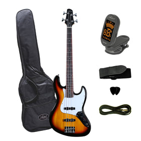 Customer Returned Artist JB1SB2 Electric Bass GuitarPlus Accessories Sun Burst