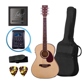 Customer Return Artist LSP34EQ 3/4 Size Beginner Acoustic Guitar Pack