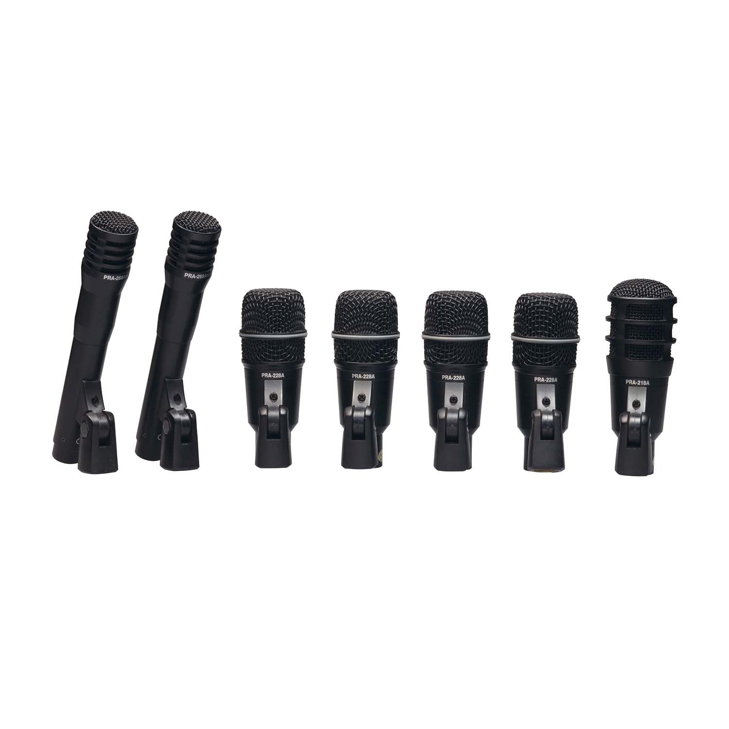 Superlux DRKA5C2 Extended 7-Piece Drum Mic Set with Stands & LeadsDRKA5C2-PK