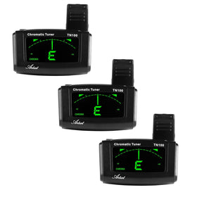 Artist TN100 Chromatic Clip on Guitar Tuner - 3 Pack