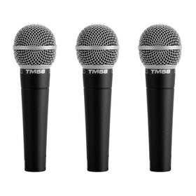 Superlux TM58 Dynamic Vocal Microphone - 3 Pack