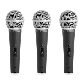 Superlux TM58S Dynamic Vocal Microphone w/ switch - 3 Pack
