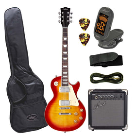 Artist LP60 Cherry Sunburst Electric Guitar with Accessories with Amp