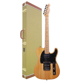 Artist TC59 Natural Electric Guitar w/ Bullbucker Pickups & Tweed Case