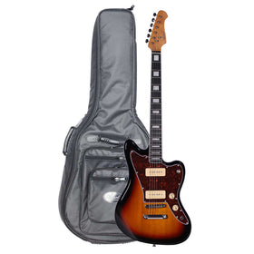 Artist Grungemaster GM1 Vintage Burst Electric Guitar & Bag