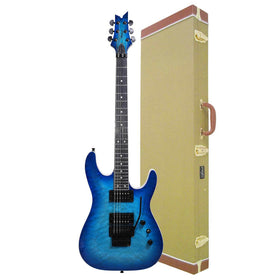 Artist Gnosis6FR Blue Cloud Electric Guitar w/ Floyd Rose & Tweed Case