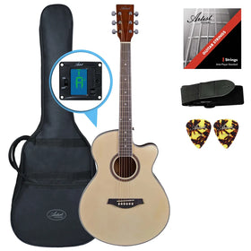 Artist LSPS Natural Small Body Beginner Acoustic Guitar Pack