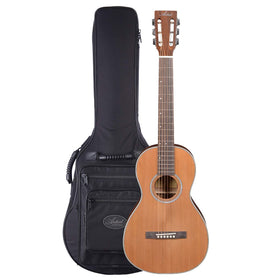 Artist OS60EQ Solid Top Parlour Acoustic Electric Guitar & Bag