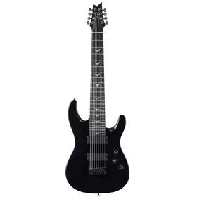 Artist Indominus8 Black 8 String Electric Guitar w/ Humbuckers