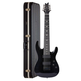 Artist Indominus8 8 String Black Chrome Electric Guitar w/ Hard Case