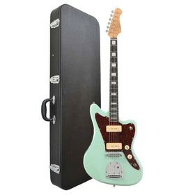 Artist GM1 Vintage Green Electric Guitar & Black Case