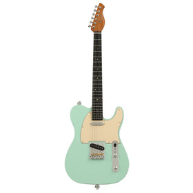 Damaged Artist AT53V2 Vintage Green Electric Guitar w/ Hot Single Coil Pickups