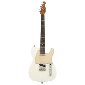 Artist AT53 White Electric Guitar w/ Hot Single Coil Pickups