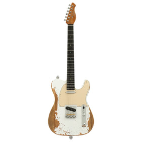 Customer Return Artist AT53V2 White Aged Electric Guitar w/ Hot Single Coil Pickups