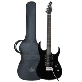 Artist SS45 Black Electric Guitar & Accessories
