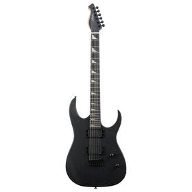 Artist SS91 Matte Black Electric Guitar w/ Bullbucker Pickups